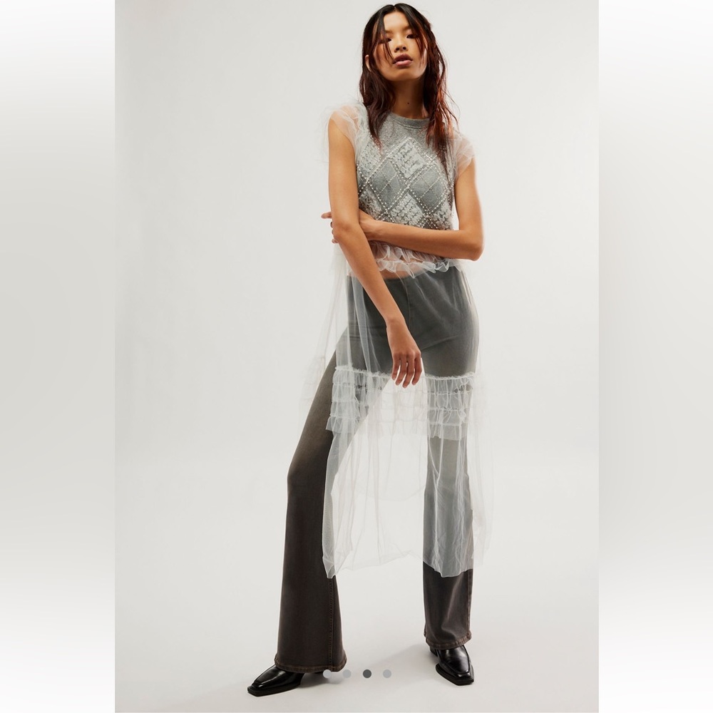 Free People For The Frill Of It Maxi Top NWT size Medium